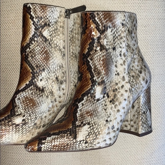 Faux Snake Booties - Picture 3 of 4